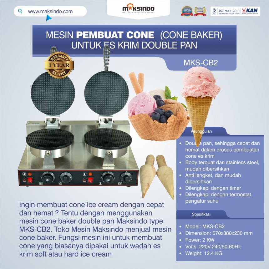 Jual Pembuat Cone Ice Cream (CB2) di Bogor