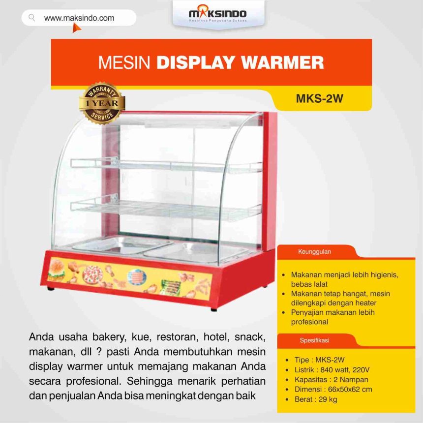 Jual Mesin Diplay Warmer (MKS-2W) di Bogor