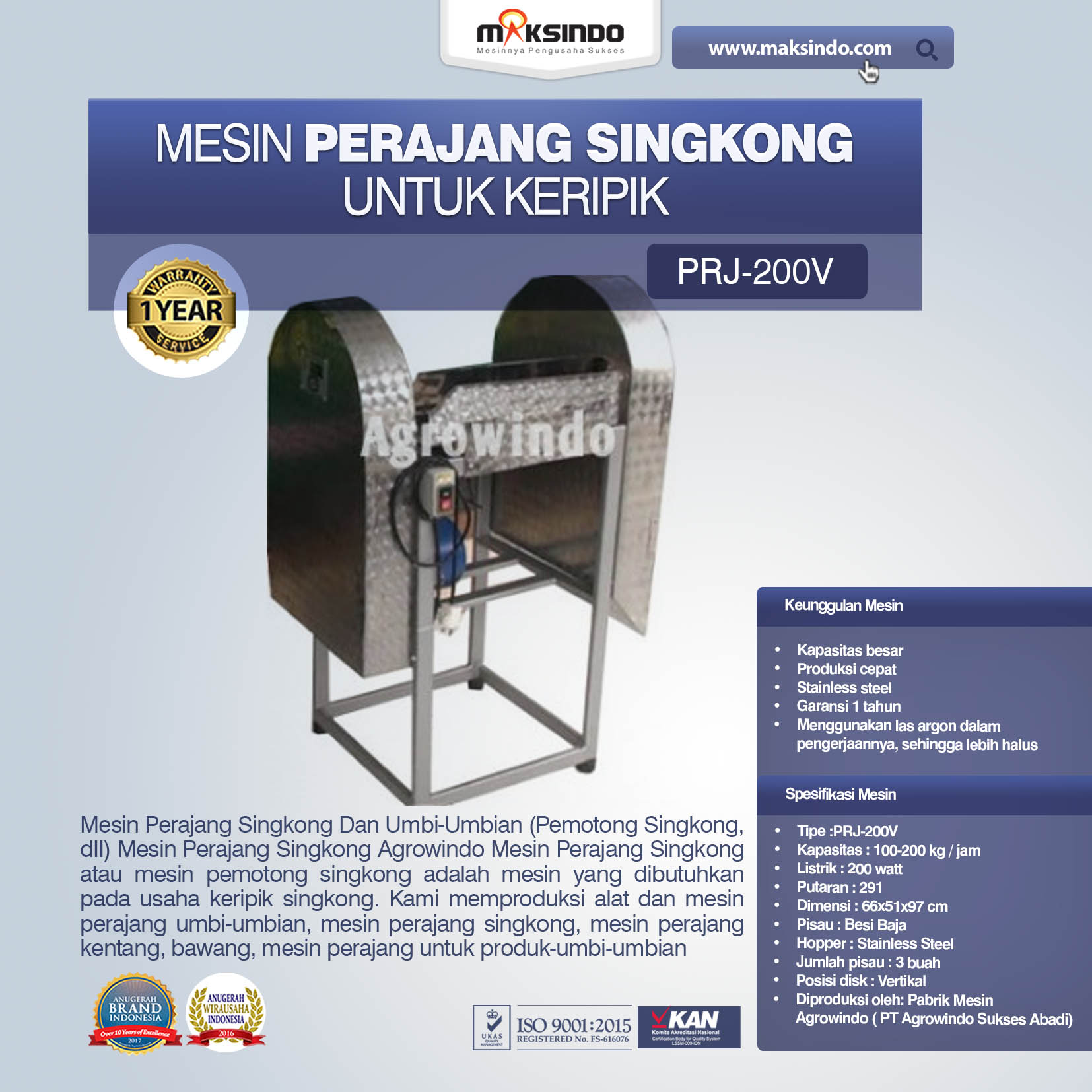 Jual Mesin Perajang Singkong Untuk Keripik di Bogor