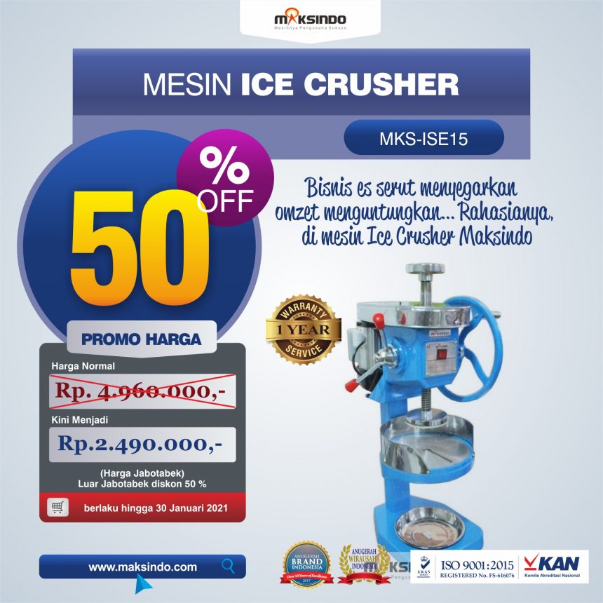 Jual Mesin Ice Crusher MKS-ISE15 di Bogor